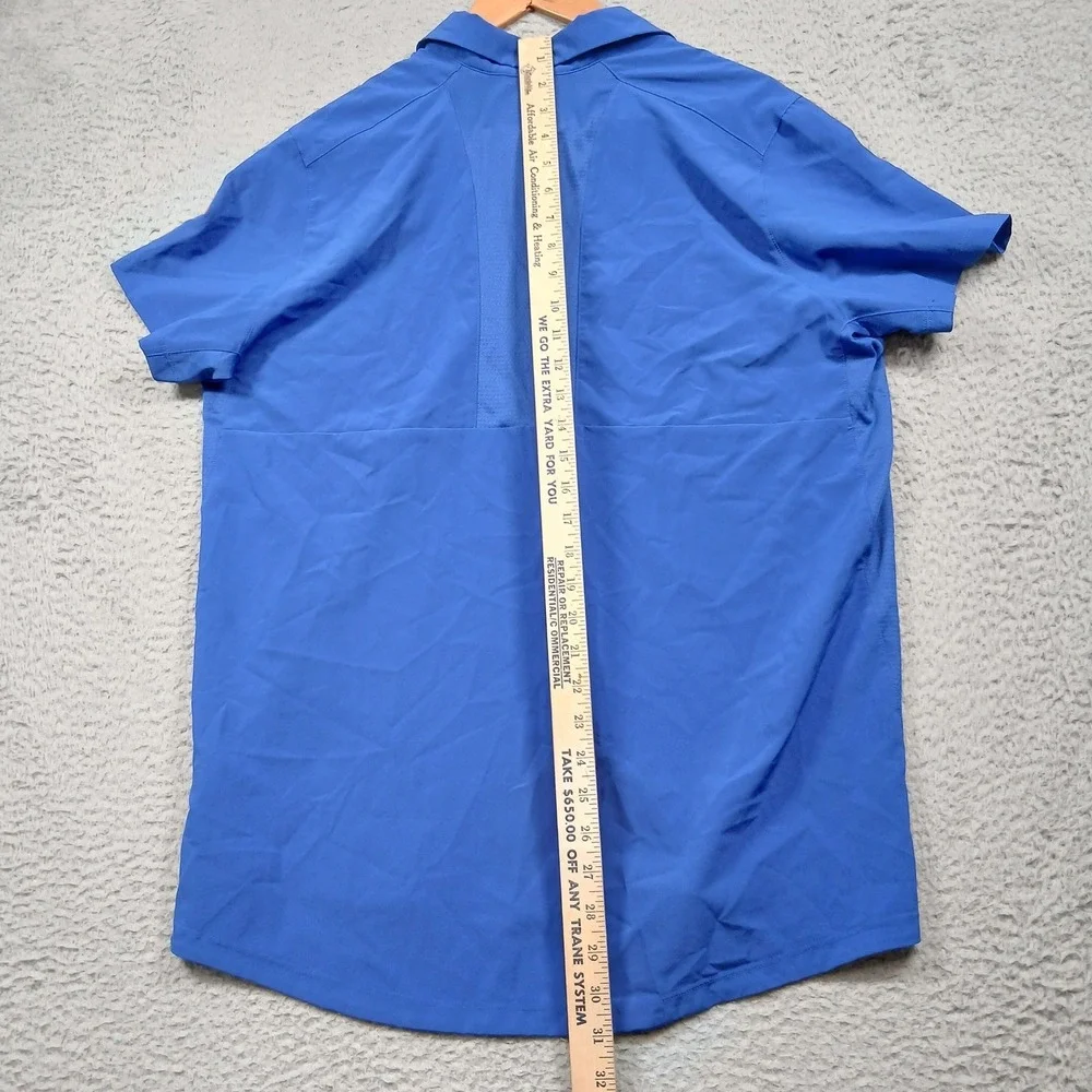 Adidas HG7477‎ Short Sleeve Performance Polo Shirt Mens XLT Blue EUC